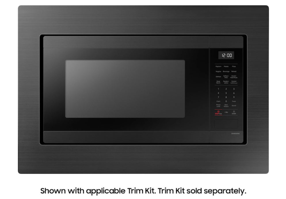 Samsung - 1.9 cu. Ft  Counter top Microwave in Black Stainless - MS19DG8500MTAC