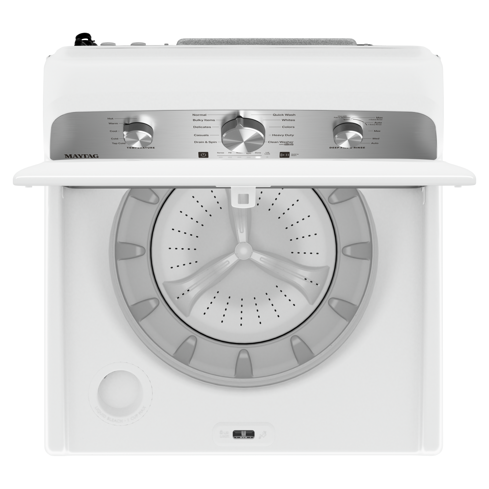 Maytag - 5.2 cu. Ft  Top Load Washer in White - MVW4505MW