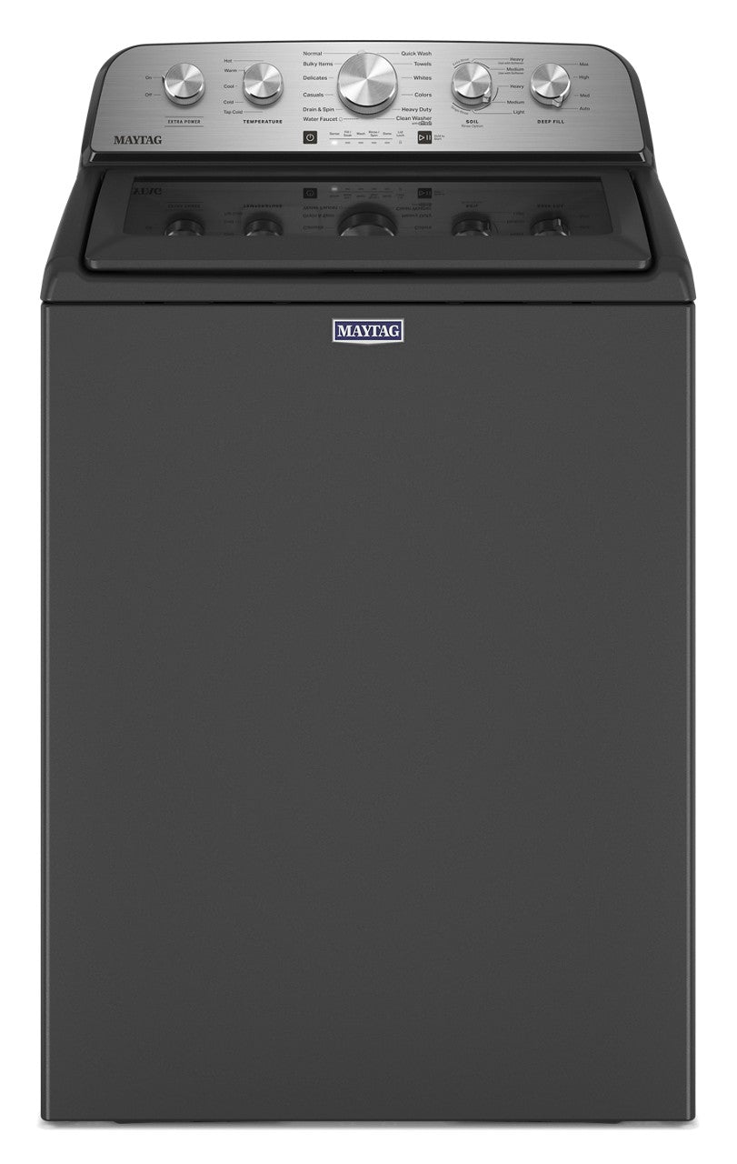 Maytag - 5.5 cu. Ft  Top Load Washer in Volcano Black - MVW5430PBK