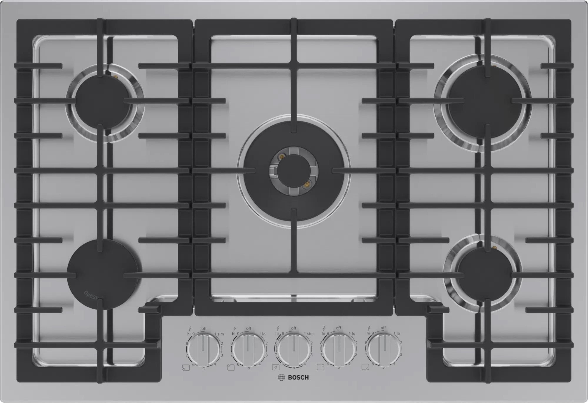 Bosch - 31 Inch Gas Cooktop in Stainless - NGM8059UC