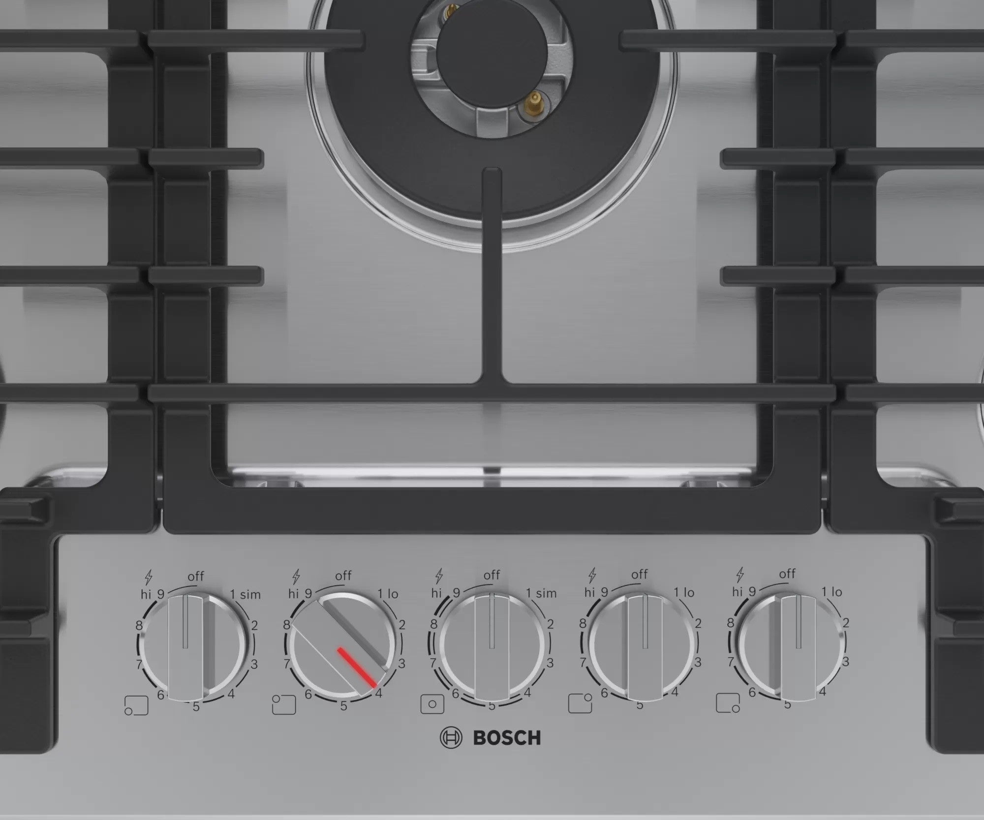 Bosch - 31 Inch Gas Cooktop in Stainless - NGM8059UC