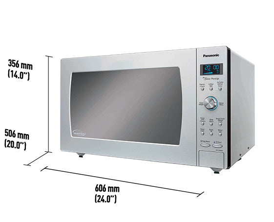 Panasonic - 2.2 cu. Ft  Counter top Microwave in Stainless - NNSD986SC