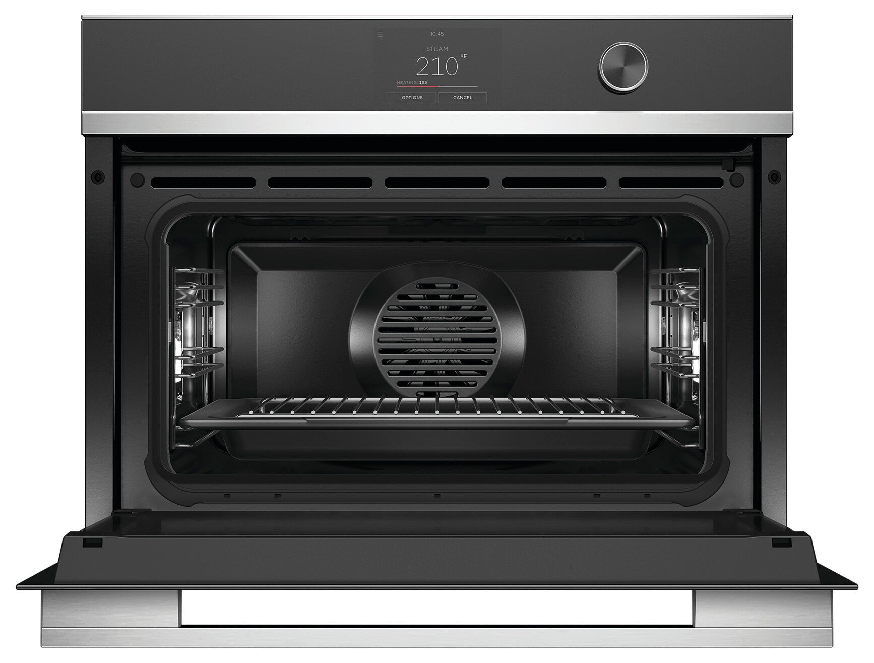 Fisher & Paykel - 1.6 cu. ft Single Wall Oven in Stainless (Open Box) - OS24NDTDX1