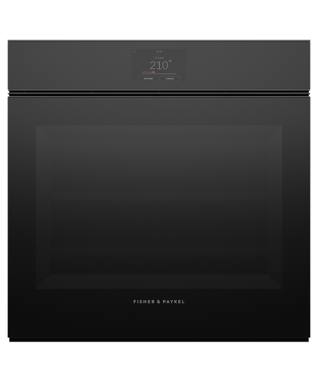 Fisher & Paykel -  cu. ft Steam Wall Oven in Black - OS24SMTNB1