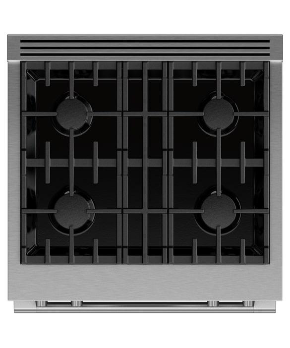 Fisher Paykel - 4 cu. ft  Dual Fuel Range in Stainless (Open Box) - RDV3-304-L