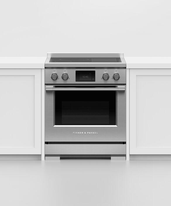 Fisher Paykel - 4 cu. ft  Dual Fuel Range in Stainless (Open Box) - RDV3-304-L