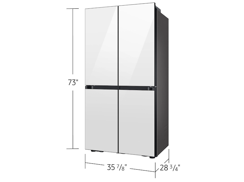 Samsung - 36 Inch 22.8 cu. ft Beverage Centre Refrigerator in White - RF23DB960012AA