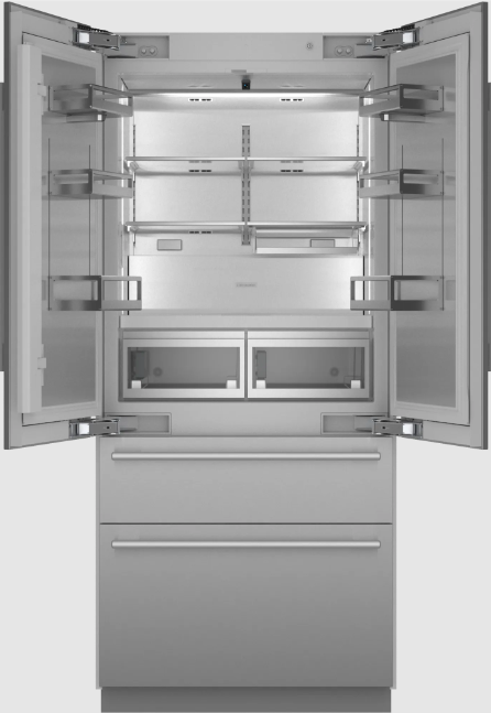 Thermador - 36 Inch 16.2 cu. ft French Door Refrigerator in Stainless - T36BT110NS