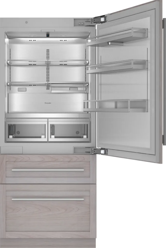 Thermador - 36 Inch 19 cu. ft Built In / Integrated Refrigerator in Panel Ready - T36IB100SP