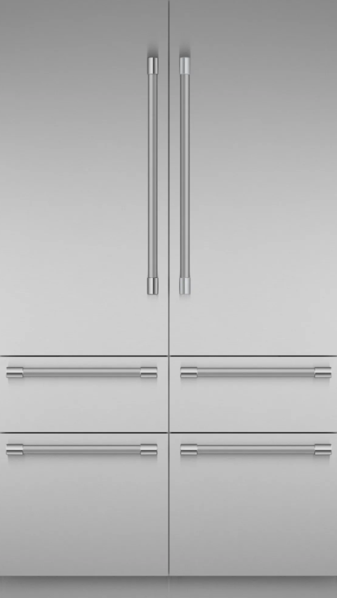 Thermador - 48 Inch 26.7 cu. ft French Door Refrigerator in Stainless - T48BT120NS