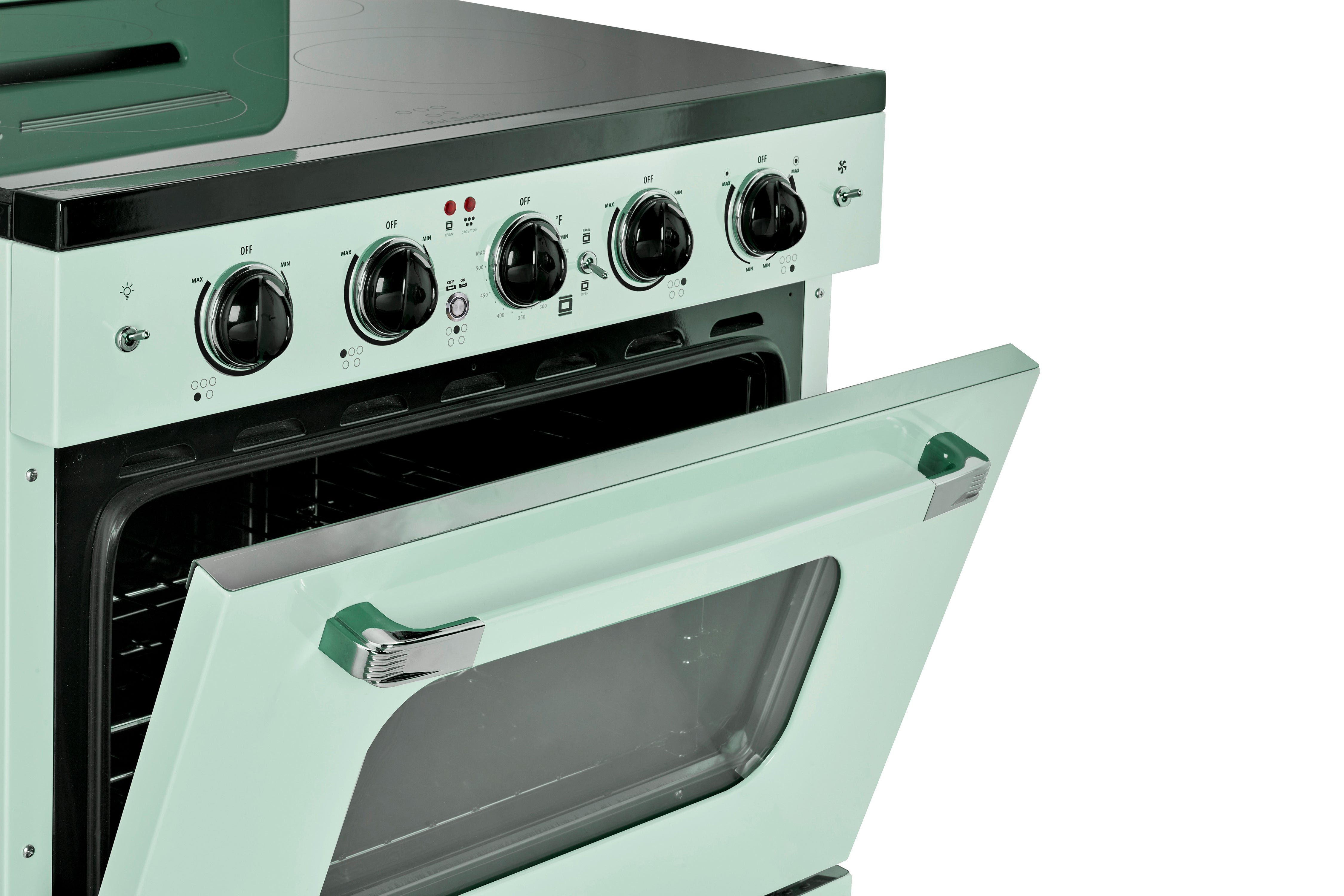 Unique Appliances - 3.9 cu. ft  Electric Range in Summer Mint Green - UGP-30CR EC LG