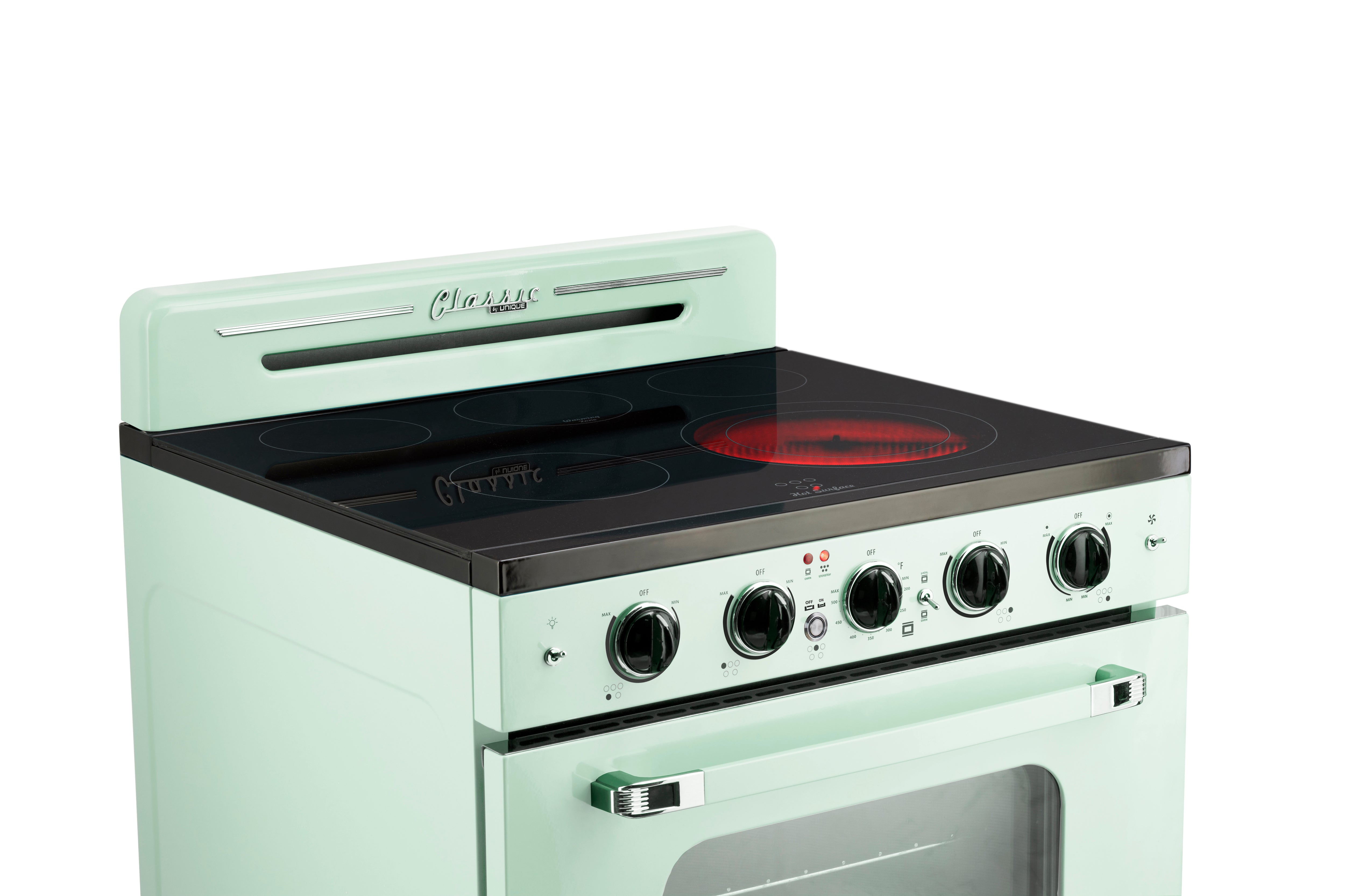 Unique Appliances - 3.9 cu. ft  Electric Range in Summer Mint Green - UGP-30CR EC LG