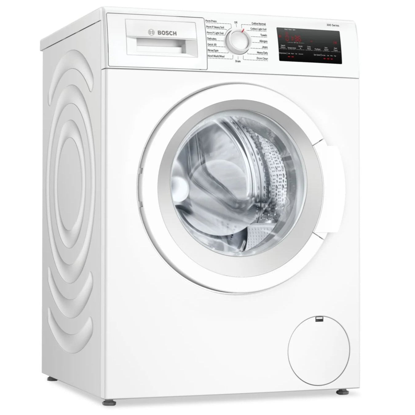 Bosch - 2.2 cu. Ft  Compact Washer in White - WGA12400UC