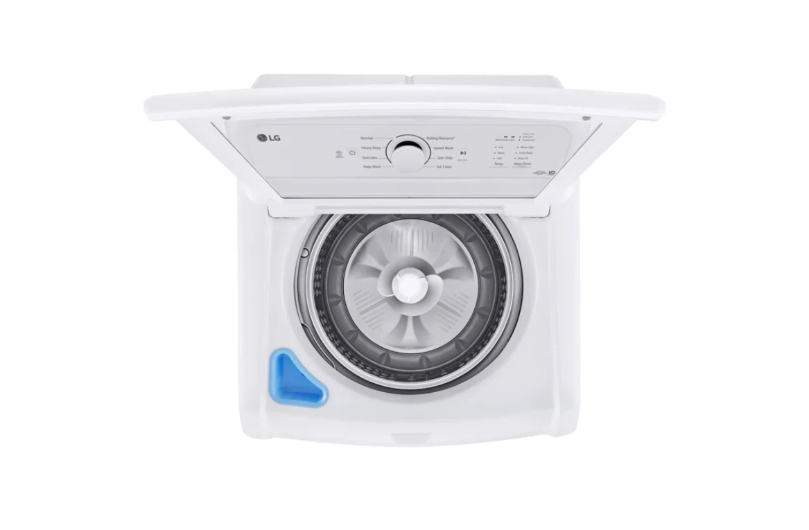 LG - 4.1 cu. Ft  Top Load Washer in White - WT6105CW