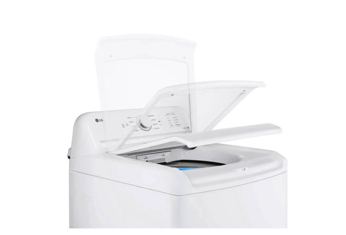 LG - 4.1 cu. Ft  Top Load Washer in White - WT6105CW