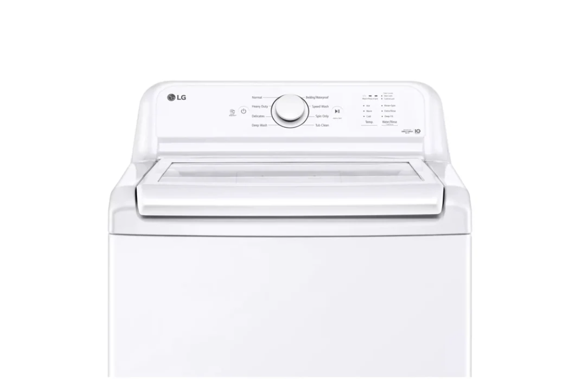 LG - 4.1 cu. Ft  Top Load Washer in White - WT6105CW