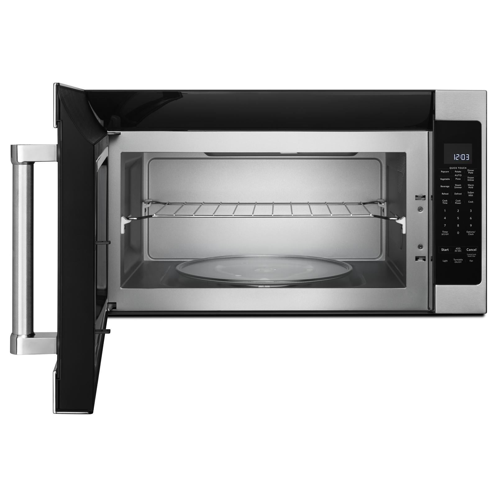 KitchenAid - 2 cu. Ft  Over the range Microwave in Stainless Steel - YKMHS120ES