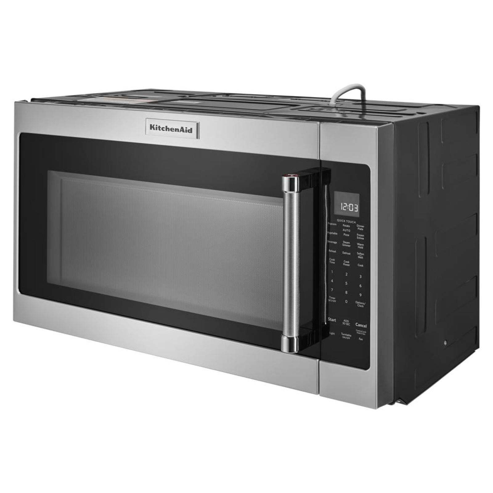 KitchenAid - 2 cu. Ft  Over the range Microwave in Stainless Steel - YKMHS120ES