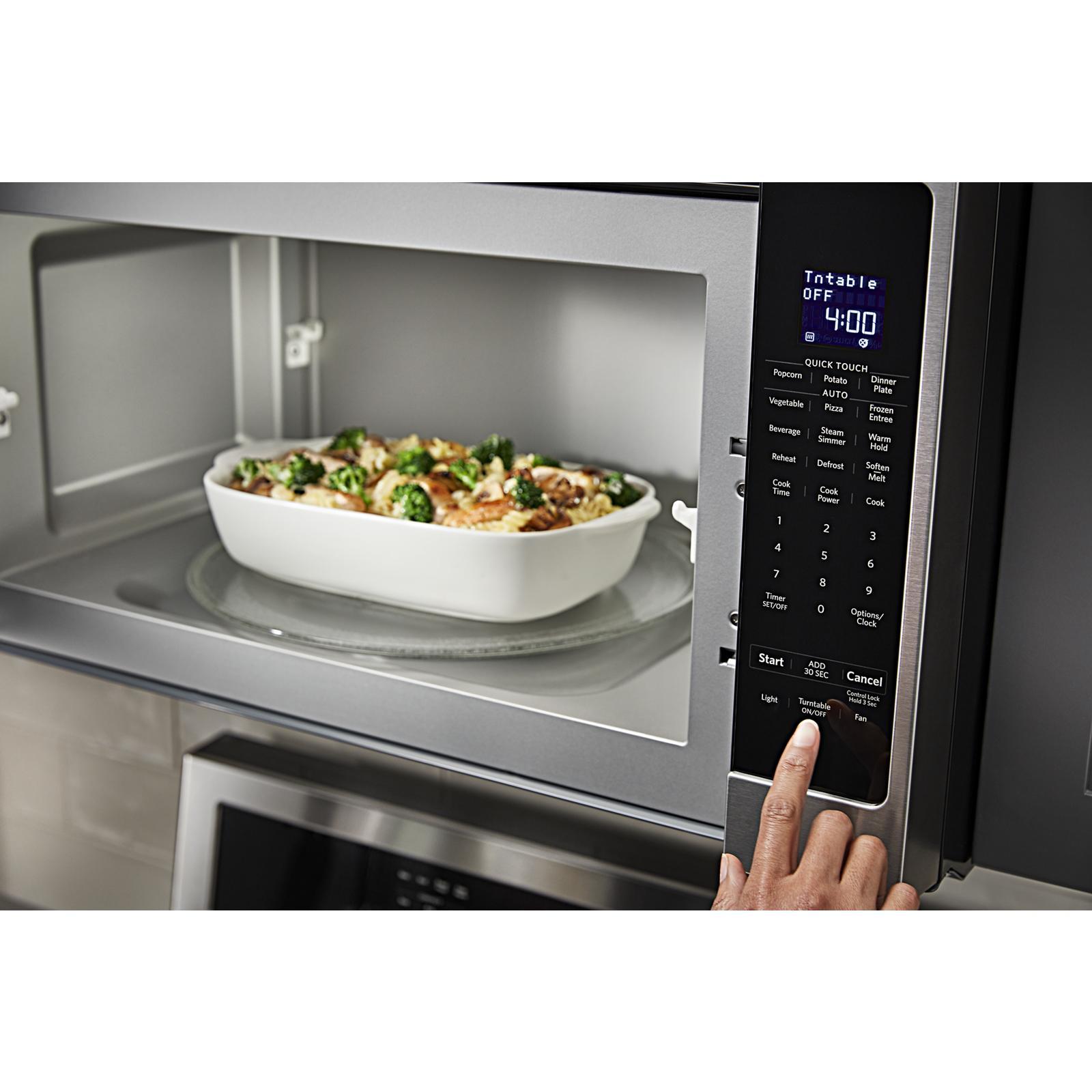 KitchenAid - 2 cu. Ft  Over the range Microwave in Stainless Steel - YKMHS120ES