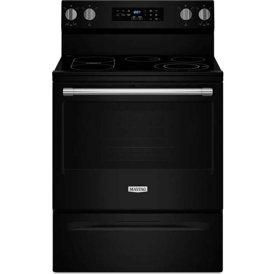 Maytag - 5.3 cu. ft  Electric Range in Black - YMFES6030RB