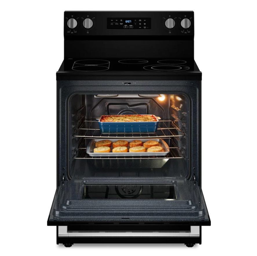 Maytag - 5.3 cu. ft  Electric Range in Black - YMFES6030RB