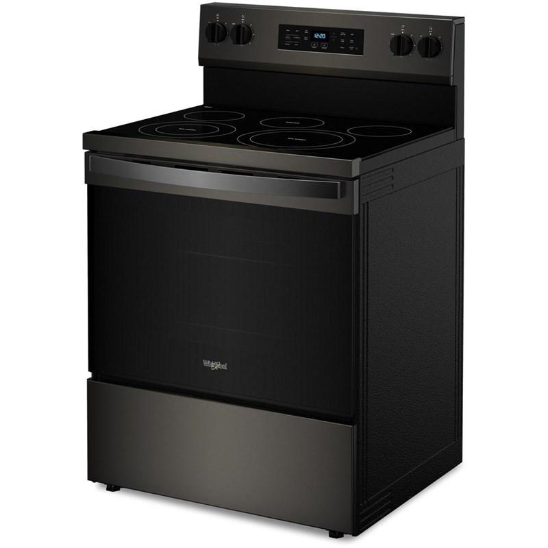 Whirlpool - 5.3 cu. ft  Electric Range in Black Stainless - YWFES5030RV