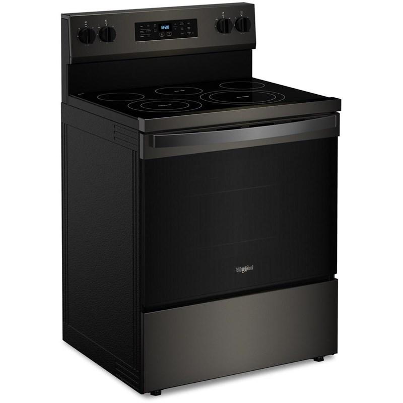 Whirlpool - 5.3 cu. ft  Electric Range in Black Stainless - YWFES5030RV