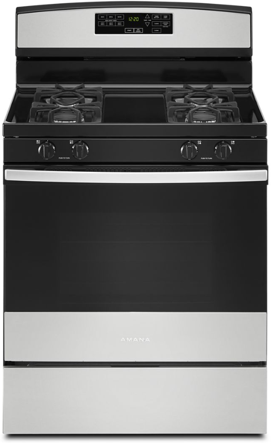 Amana - 5 cu. ft  Gas Range in Stainless - AGR6603SMS