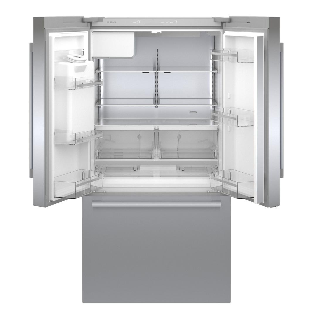 Bosch 35.625 Inch 20.8 cu. ft French Door Refrigerator in Stainless B36CD50SNS