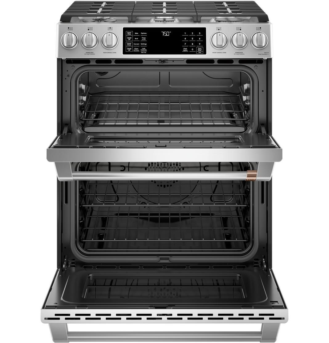 Café - 6.7 cu. ft  Gas Range in Stainless - CCGS750P2MS1