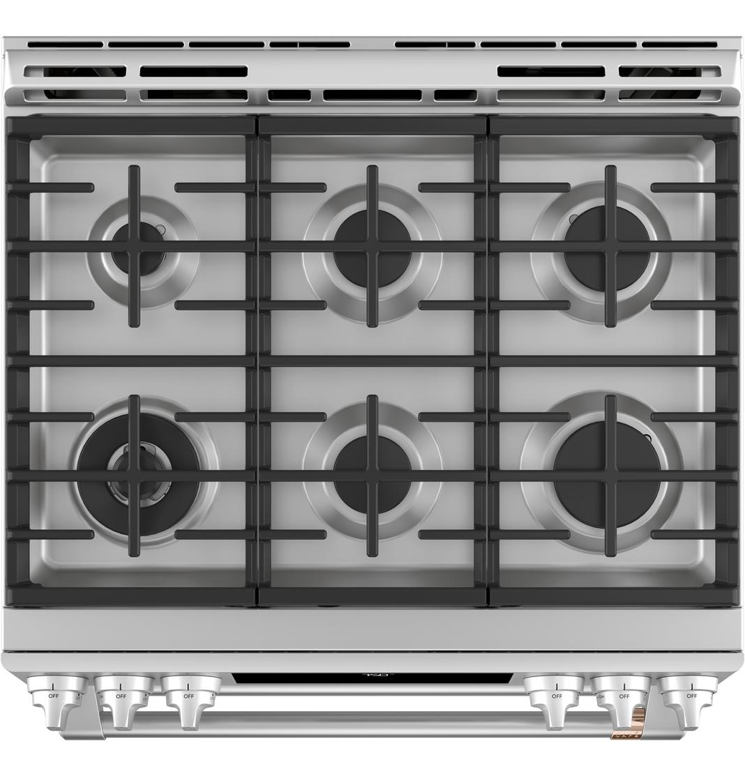 Café - 6.7 cu. ft  Gas Range in Stainless - CCGS750P2MS1