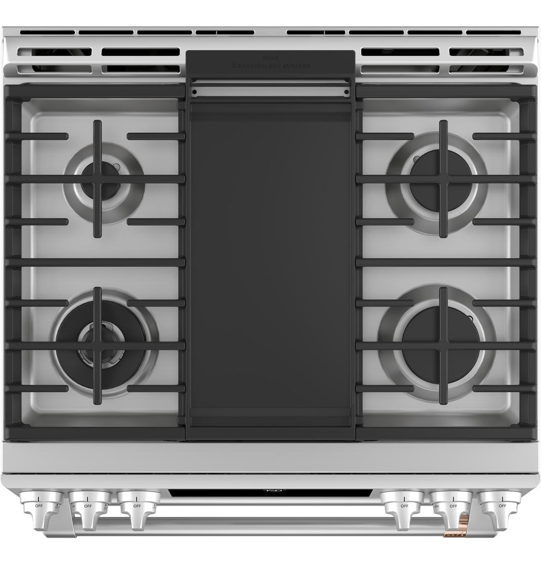 Café - 6.7 cu. ft  Gas Range in Stainless - CCGS750P2MS1