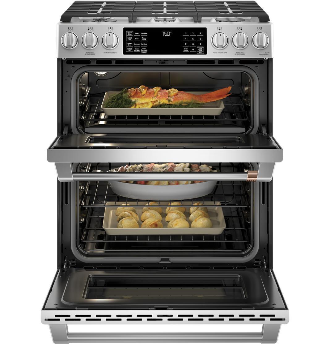 Café - 6.7 cu. ft  Gas Range in Stainless - CCGS750P2MS1