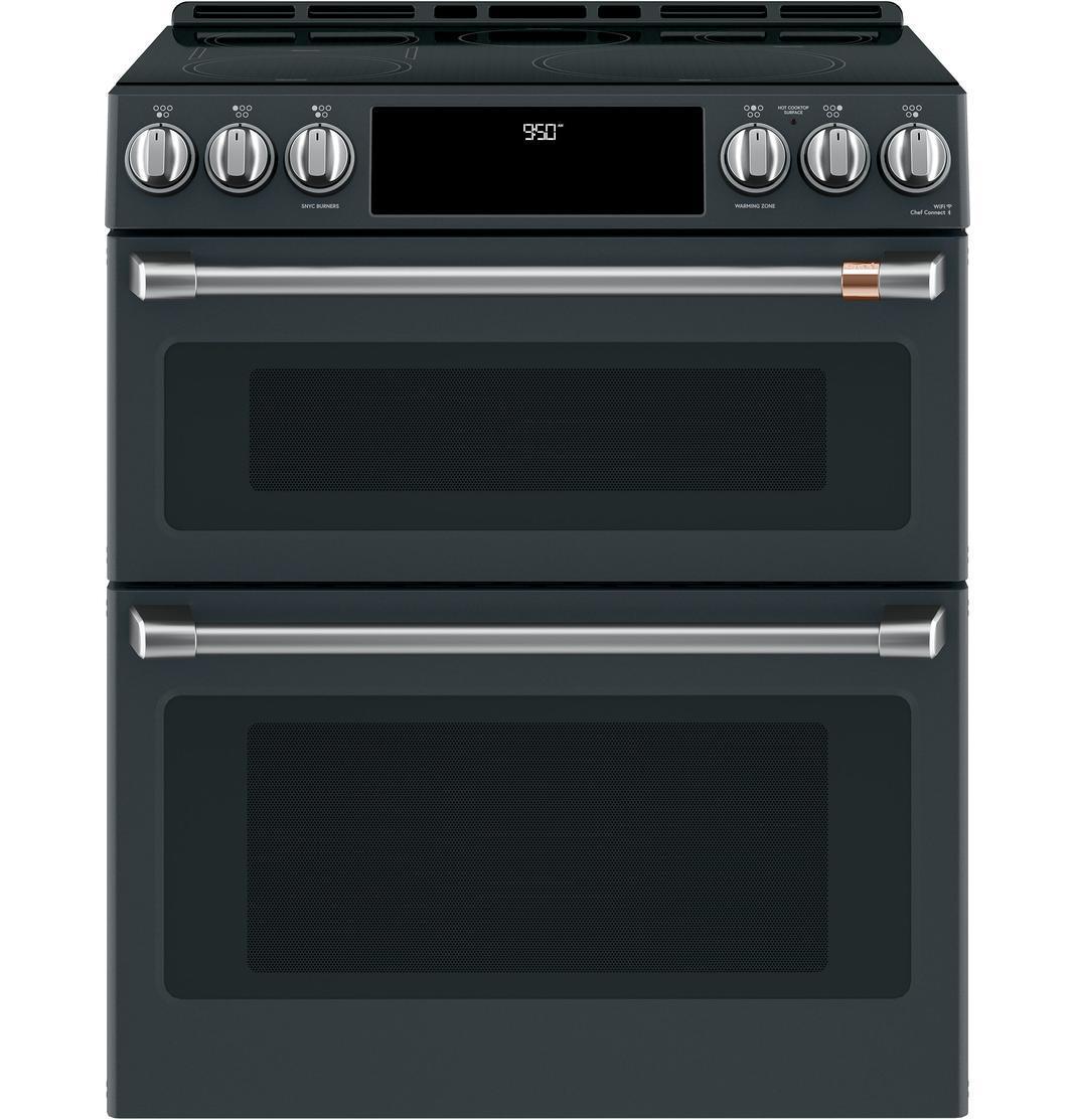 Café - 6.7 cu. ft  Induction Range in Black - CCHS950P3MD1