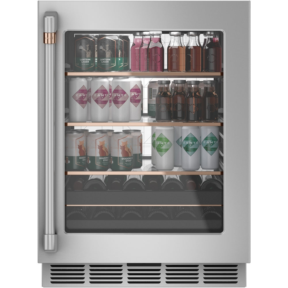 Cafe - 23.7 Inch 5.1 cu. ft Beverage Centre Refrigerator in Stainless - CCP06BP2PS1