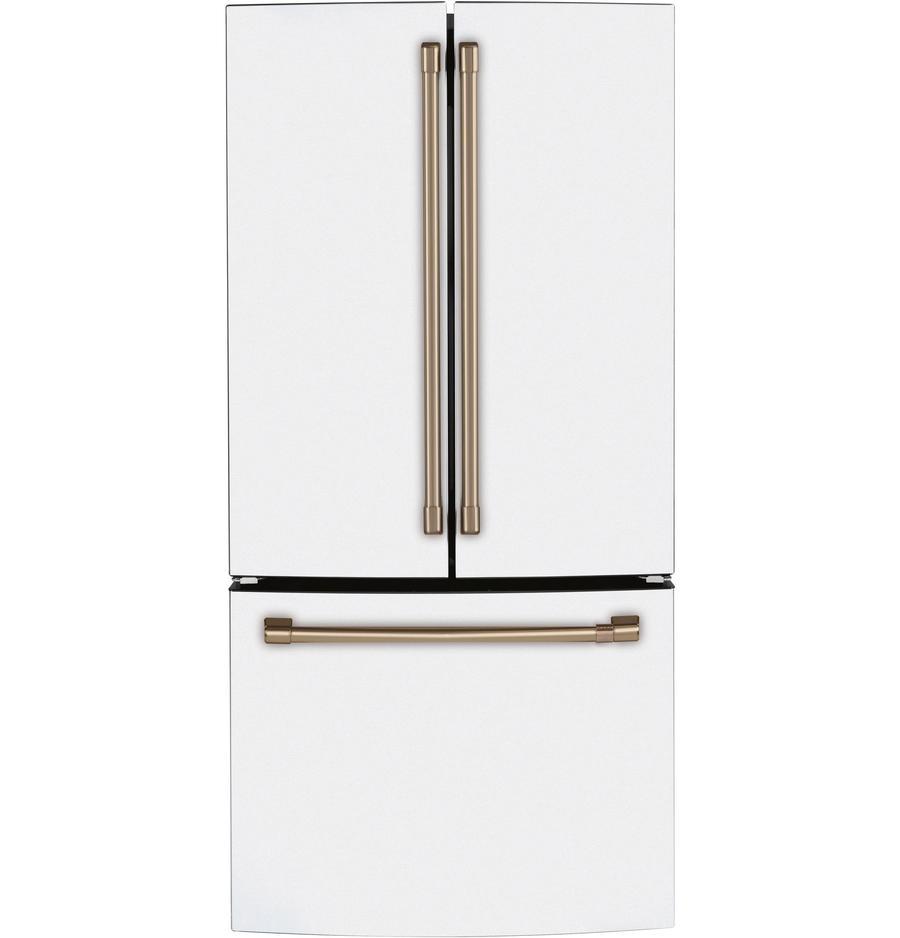 Café - 32.75 Inch 18.6 cu. ft French Door Refrigerator in White - CWE19SP4NW2