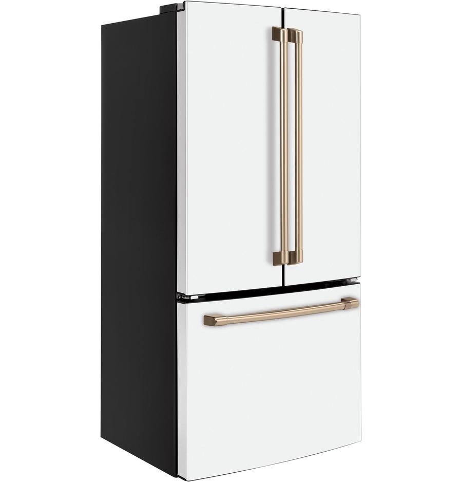 Café - 32.75 Inch 18.6 cu. ft French Door Refrigerator in White - CWE19SP4NW2