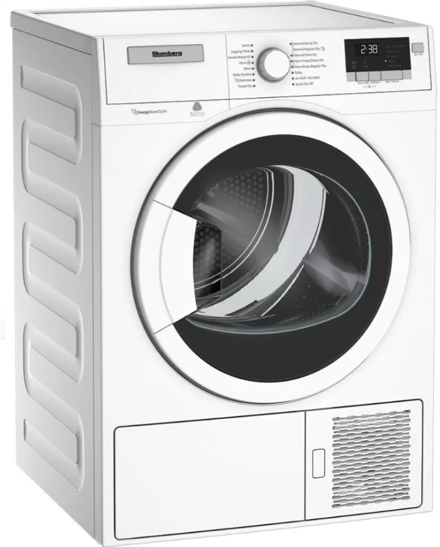 Blomberg - 4.1 Ft  Compact Dryer in White - DHP24404W