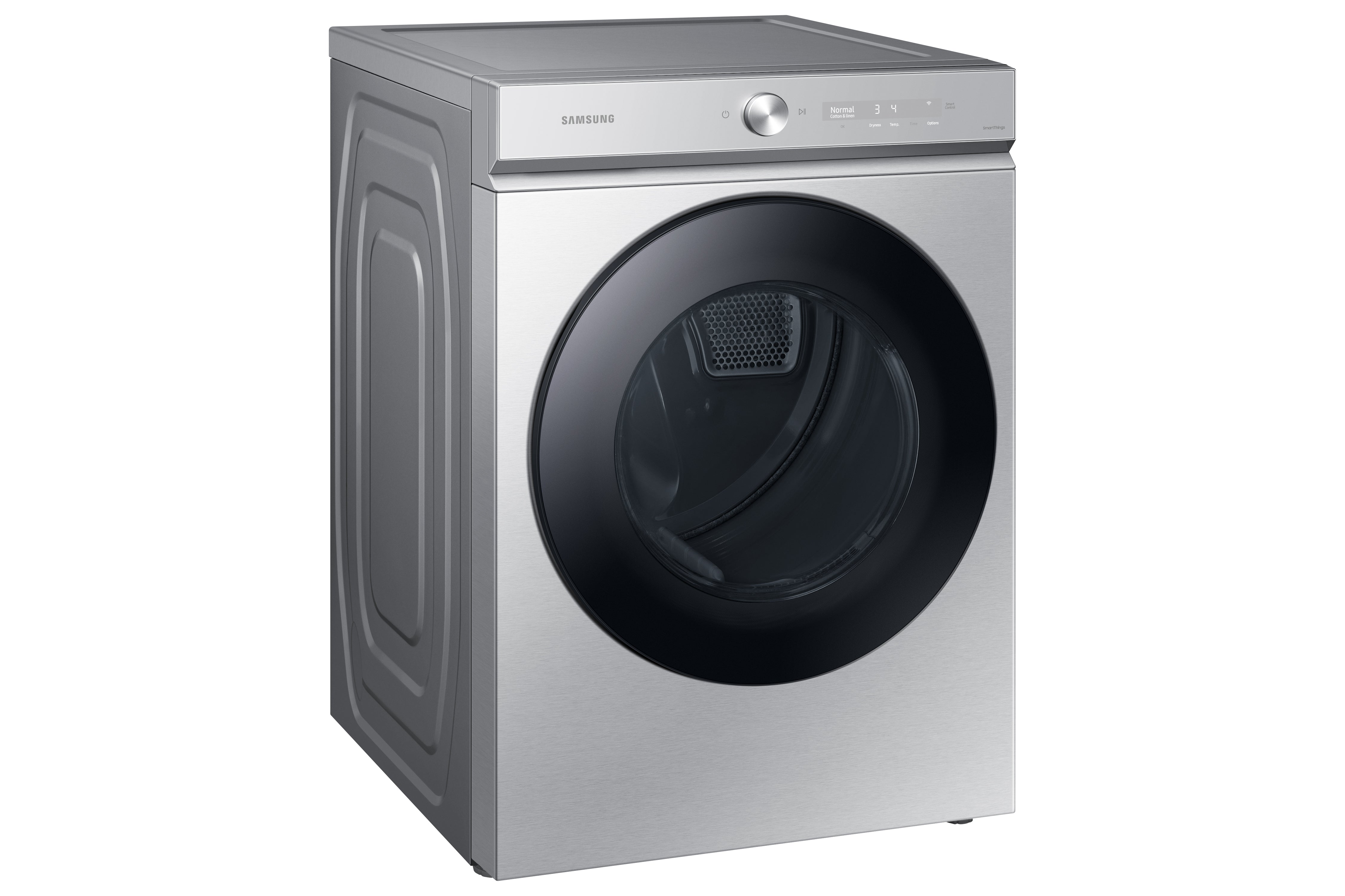 Samsung - Bespoke 7.6 cu. Ft  Electric Dryer in Stainless - DVE53BB8700TAC