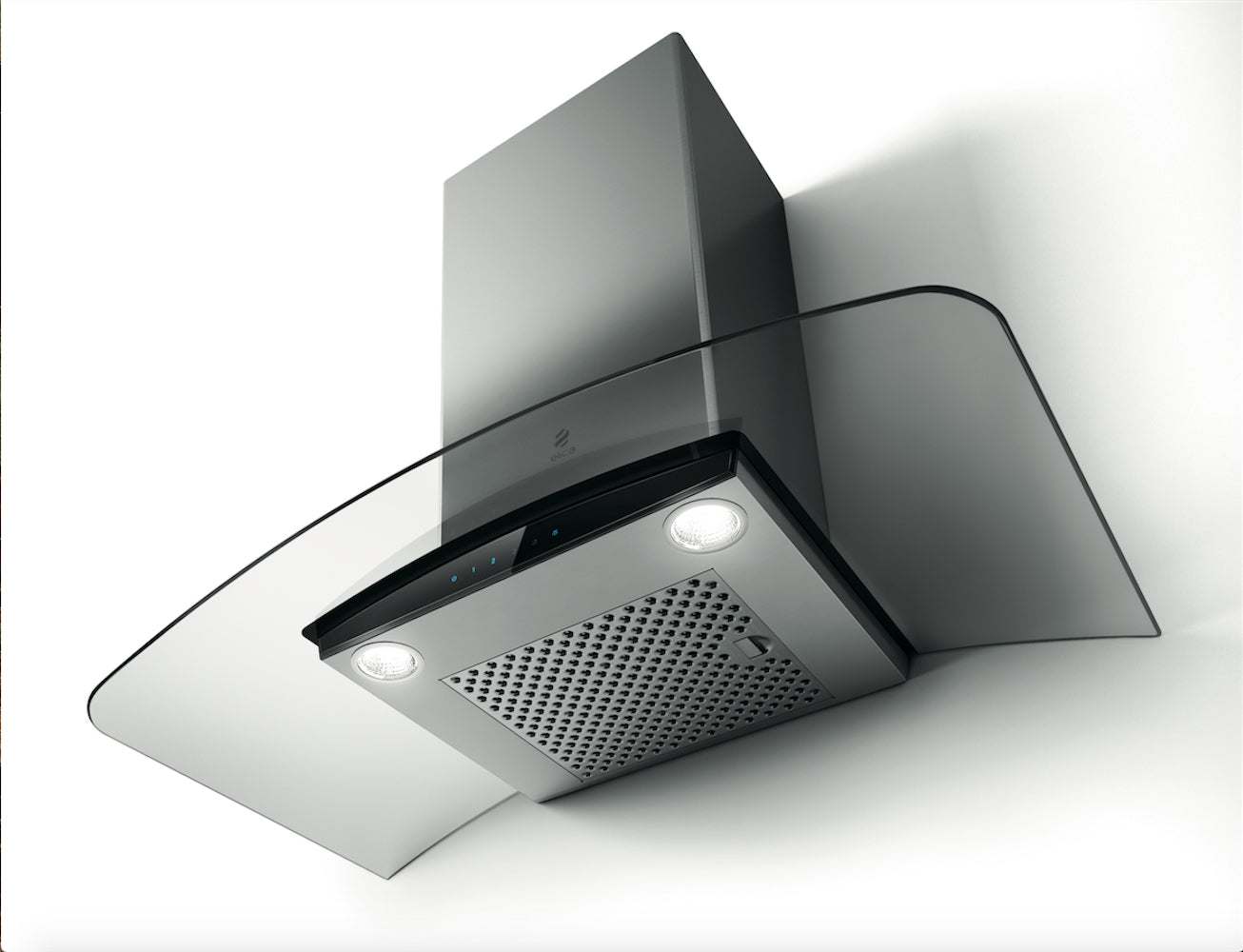 Elica - 36 Inch 600 CFM Wall Mount and Chimney Range Vent in Black Stainless - ECM636SS