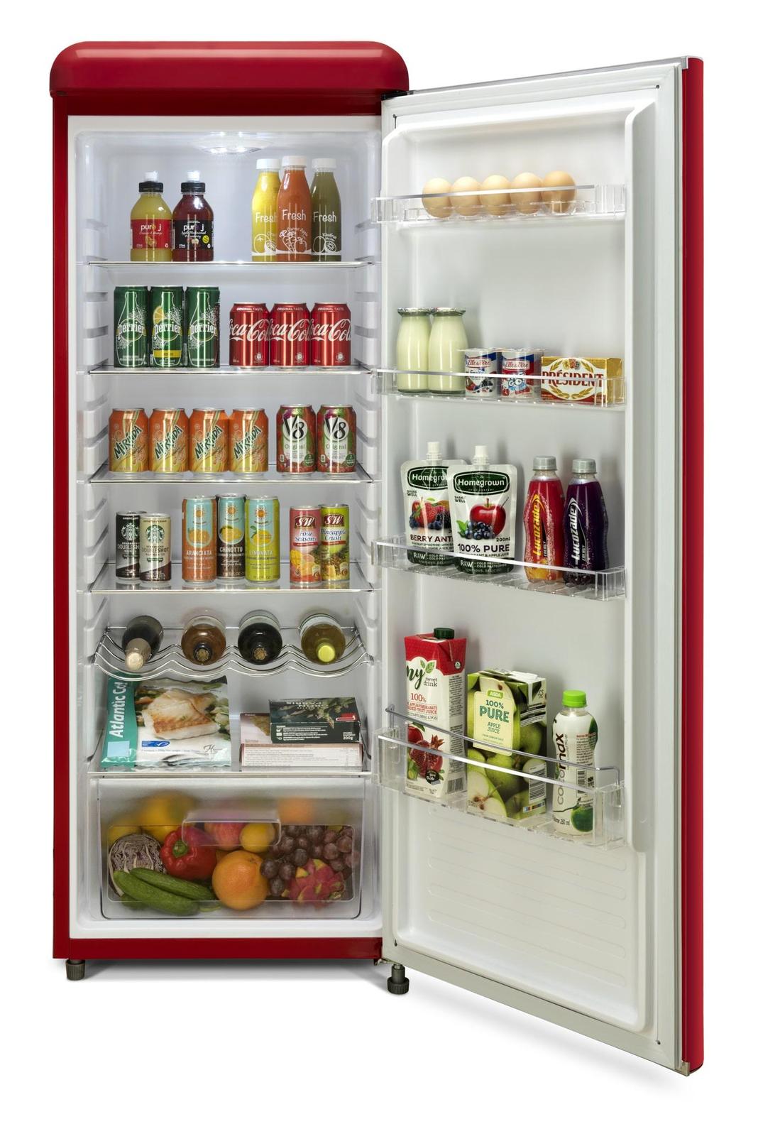 Epic - 21.5 Inch 9 cu. ft All Fridge Refrigerator in Red - ERAR88RED