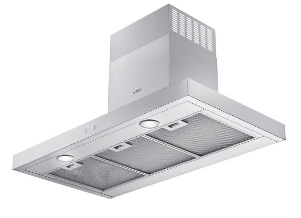 Bosch 36 Inch 600 CFM Wall Mount and Chimney Range Vent in Stainless