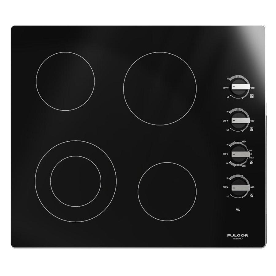 Fulgor Milano - 24.3 inch wide Electric Cooktop in Black - F3RK24S2