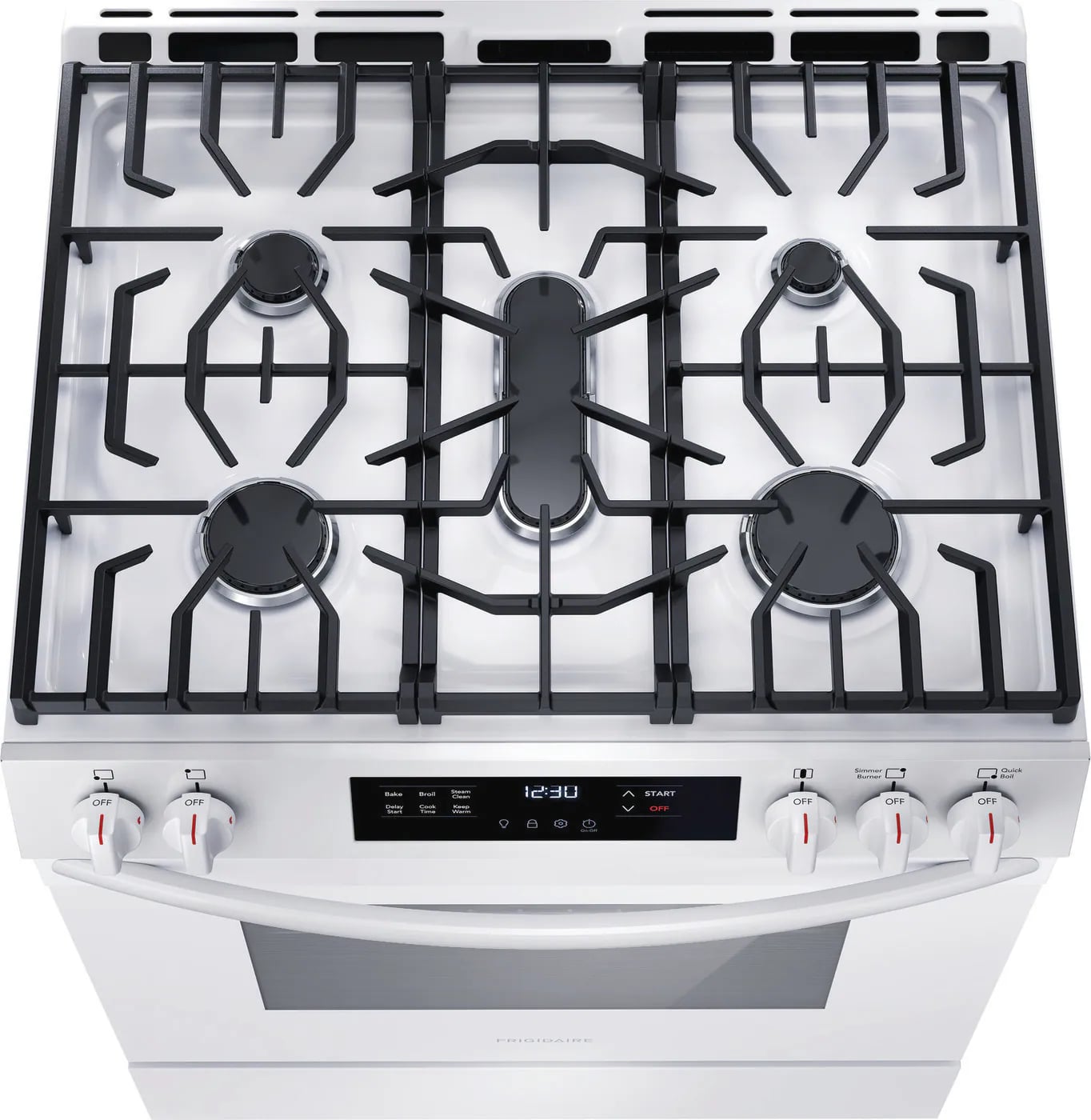 Frigidaire - 5.1 cu. ft  Gas Range in White - FCFG3062AW