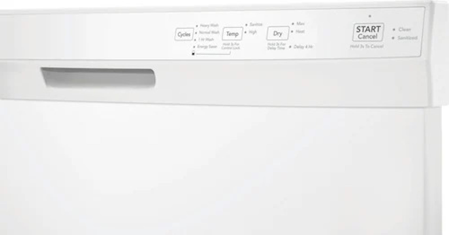 Frigidaire - 54 dBA Built In Dishwasher in White - FDPC4314AW