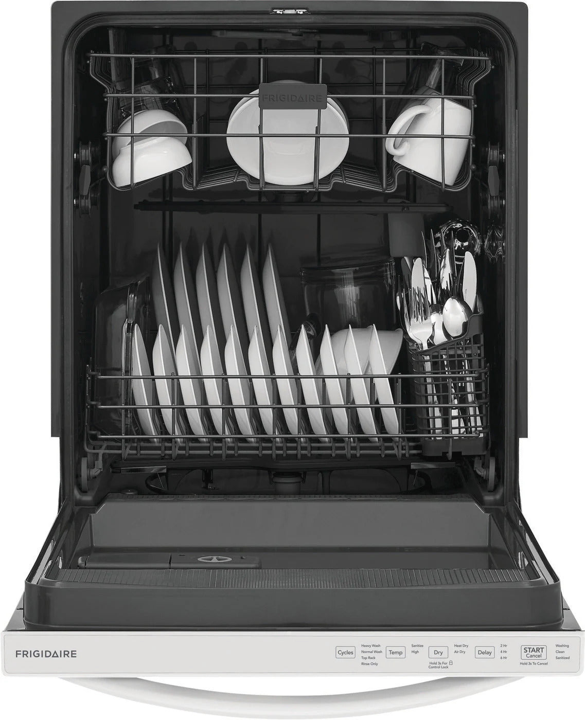 Frigidaire - 52 dBA Built In Dishwasher in White - FDPH4316AW