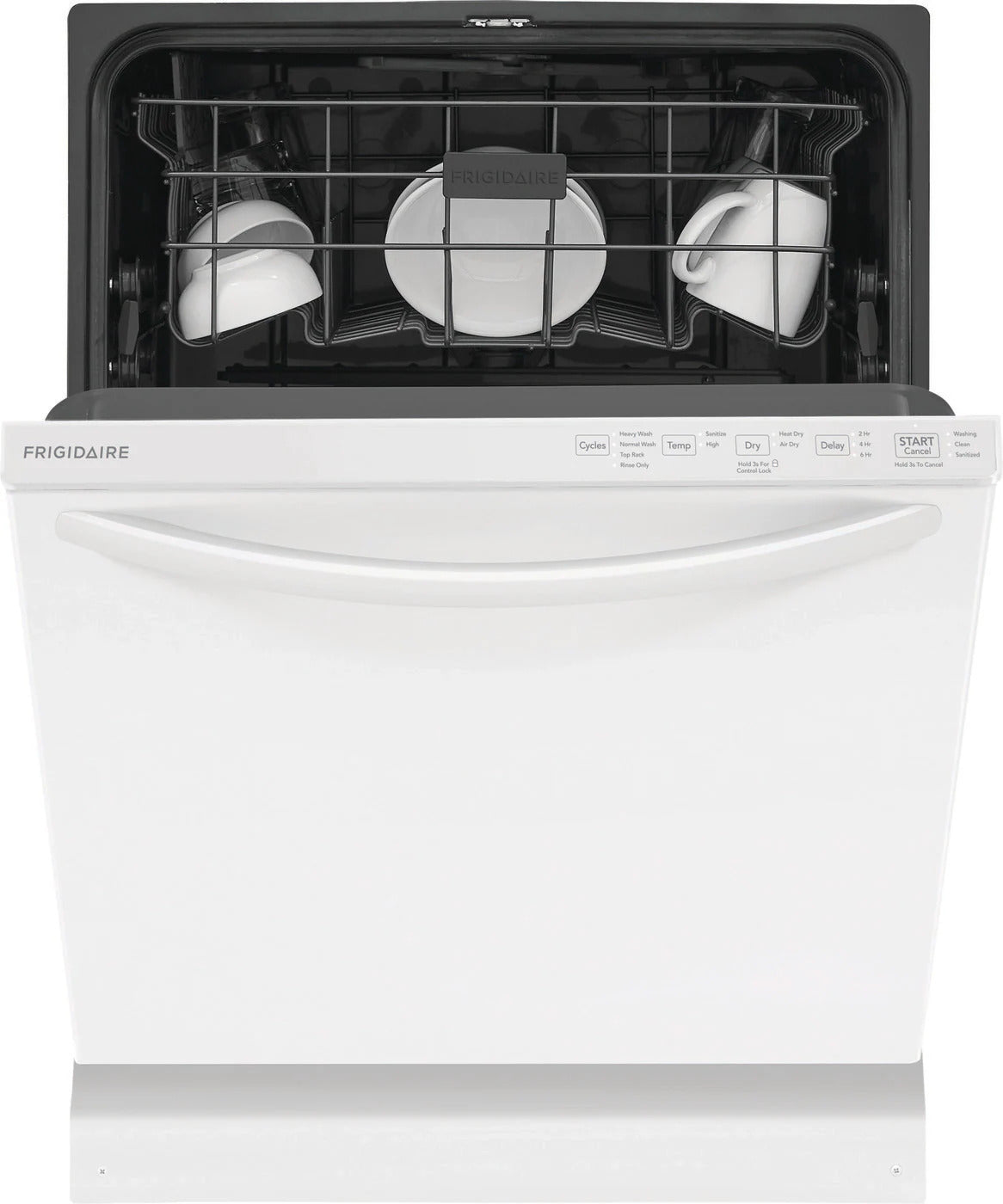 Frigidaire - 52 dBA Built In Dishwasher in White - FDPH4316AW