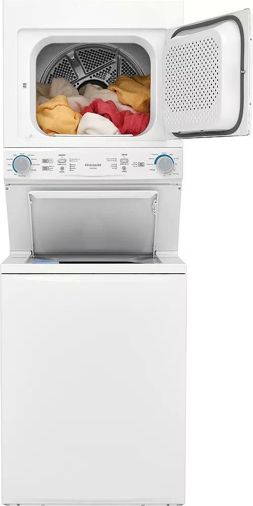 Frigidaire - 4.5 Cu. Ft. Washer and 5.5 Cu. Ft. Dryer Combo All-In-One Combo in White - FLCE752CAW