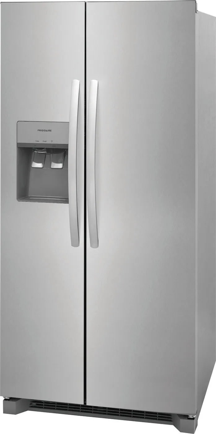 Frigidaire - 33.125 Inch 22.3 cu. ft Side by Side Refrigerator in Stainless - FRSS2323AS