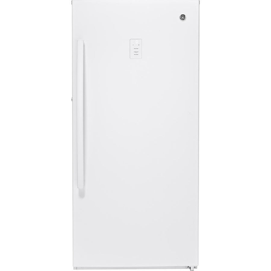 Ge 14 1 Cu Ft Upright Freezer In White Fuf14smrww